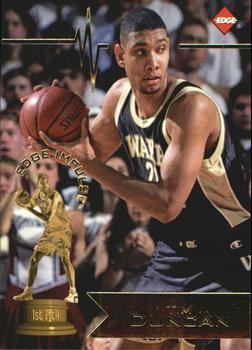 1997 Collector's Edge Impulse - Gold #1 Tim Duncan Front