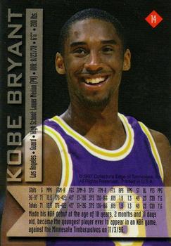1997 Collector's Edge Impulse - Silver #14 Kobe Bryant Back