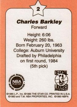 1997 1986 Star Crunch ‘N Munch (Unlicensed) #2 Charles Barkley Back
