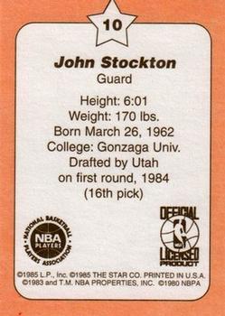 1997 1986 Star Crunch ‘N Munch (Unlicensed) #10 John Stockton Back