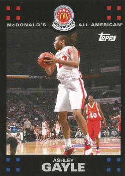 2008 Topps McDonald's All-American Game #AGA Ashley Gayle Front