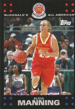 2008 Topps McDonald's All-American Game #AM Alicia Manning Front