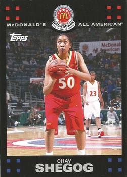 2008 Topps McDonald's All-American Game #CSH Chay Shegog Front