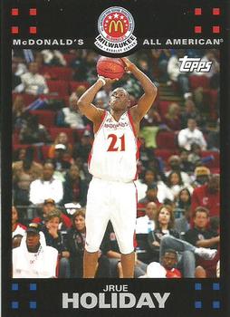 2008 Topps McDonald's All-American Game #JH Jrue Holiday Front