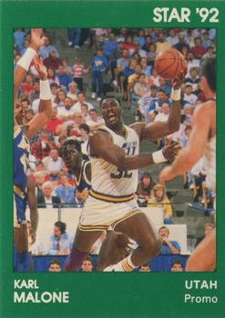1992 Star Promos #NNO Karl Malone Front