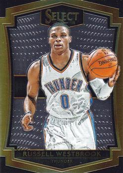 2015-16 Panini Select #159 Russell Westbrook Front