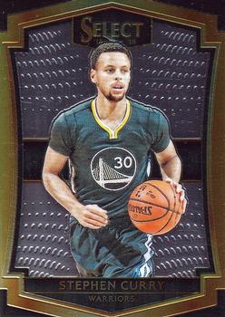 2015-16 Panini Select #179 Stephen Curry Front