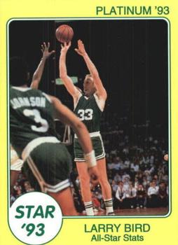 1993 Star Platinum #5 Larry Bird Front