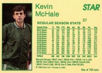 1993 Star Platinum #37 Kevin McHale Back