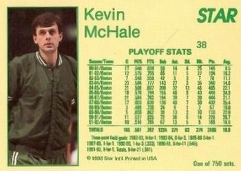 1993 Star Platinum #38 Kevin McHale Back