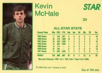 1993 Star Platinum #39 Kevin McHale Back