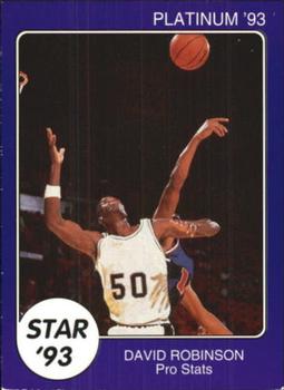 1993 Star Platinum #66 David Robinson Front