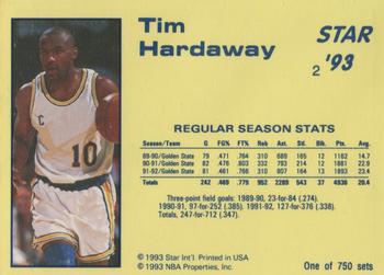 1992-93 Star Court Kings #2 Tim Hardaway Back