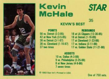 1992-93 Star Court Kings #35 Kevin McHale Back