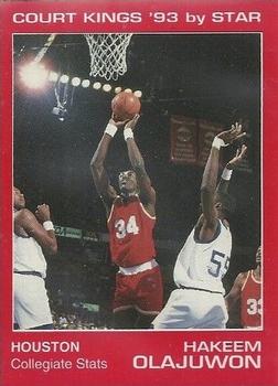 1992-93 Star Court Kings #65 Hakeem Olajuwon Front