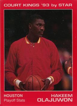 1992-93 Star Court Kings #67 Hakeem Olajuwon Front