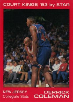 1992-93 Star Court Kings #74 Derrick Coleman Front