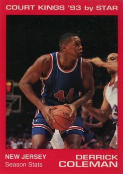 1992-93 Star Court Kings #75 Derrick Coleman Front