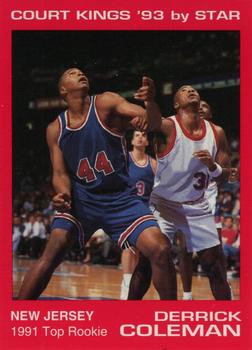 1992-93 Star Court Kings #77 Derrick Coleman Front