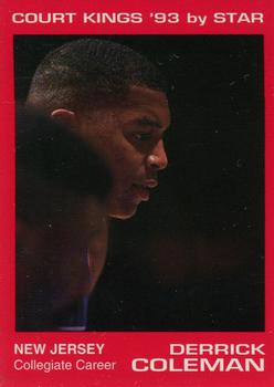 1992-93 Star Court Kings #79 Derrick Coleman Front