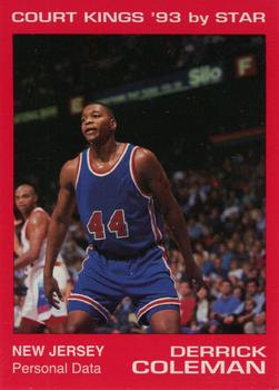 1992-93 Star Court Kings #80 Derrick Coleman Front