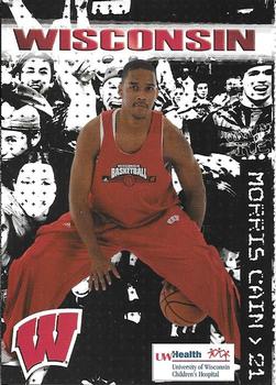 2005-06 UW Health Wisconsin Badgers #NNO Morris Cain Front