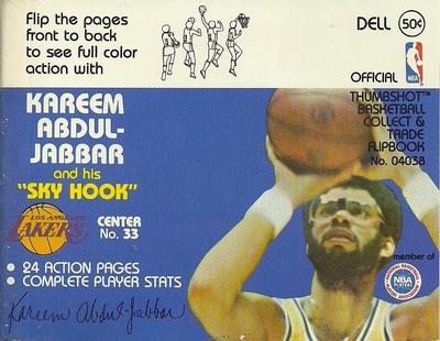 1977-78 Dell Flipbooks #NNO Kareem Abdul-Jabbar Front