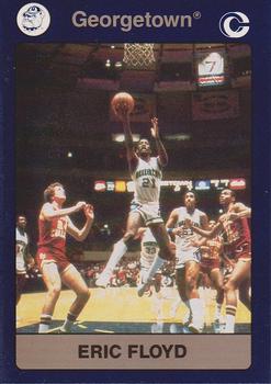 1991 Collegiate Collection Georgetown Hoyas #3 Eric Floyd Front