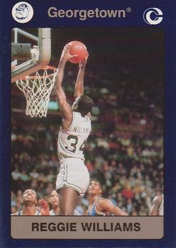 1991 Collegiate Collection Georgetown Hoyas #4 Reggie Williams Front