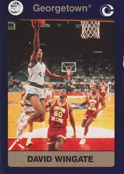 1991 Collegiate Collection Georgetown Hoyas #10 David Wingate Front