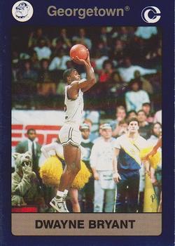 1991 Collegiate Collection Georgetown Hoyas #15 Dwayne Bryant Front