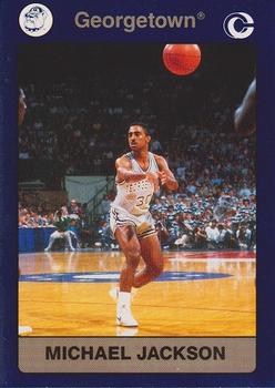 1991 Collegiate Collection Georgetown Hoyas #16 Michael Jackson Front