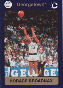 1991 Collegiate Collection Georgetown Hoyas #24 Horace Broadnax Front