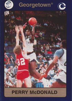 1991 Collegiate Collection Georgetown Hoyas #32 Perry McDonald Front
