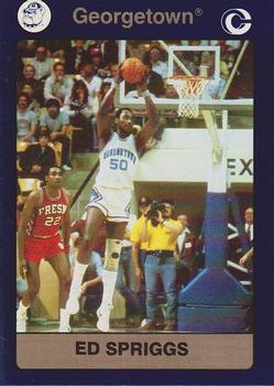 1991 Collegiate Collection Georgetown Hoyas #41 Ed Spriggs Front