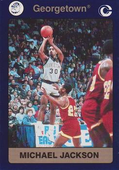 1991 Collegiate Collection Georgetown Hoyas #54 Michael Jackson Front