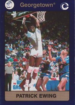 1991 Collegiate Collection Georgetown Hoyas #55 Patrick Ewing Front