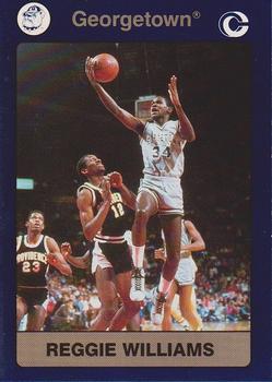 1991 Collegiate Collection Georgetown Hoyas #65 Reggie Williams Front