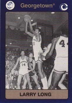 1991 Collegiate Collection Georgetown Hoyas #70 Larry Long Front