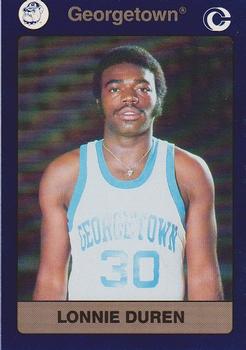 1991 Collegiate Collection Georgetown Hoyas #72 Lonnie Duren Front