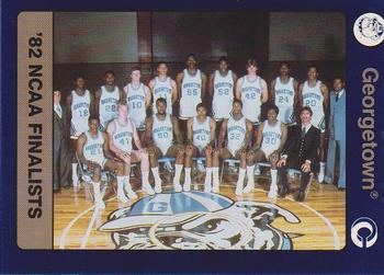 1991 Collegiate Collection Georgetown Hoyas #82 1982 NCAA Finalists Front