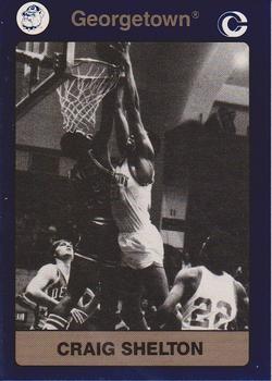 1991 Collegiate Collection Georgetown Hoyas #89 Craig Shelton Front