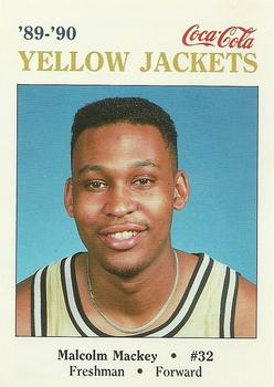 1989-90 Georgia Tech Yellow Jackets #NNO Malcolm Mackey Front