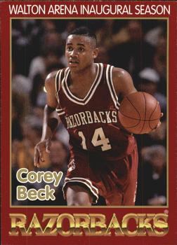 1993-94 Arkansas Razorbacks #1 Corey Beck Front