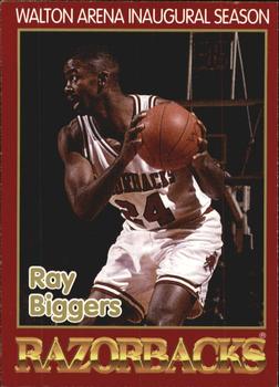 1993-94 Arkansas Razorbacks #2 Ray Biggers Front