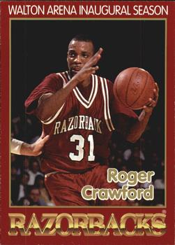 1993-94 Arkansas Razorbacks #4 Roger Crawford Front