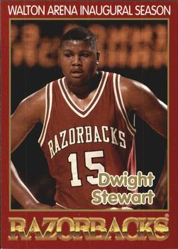 1993-94 Arkansas Razorbacks #11 Dwight Stewart Front