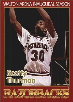 1993-94 Arkansas Razorbacks #12 Scotty Thurman Front