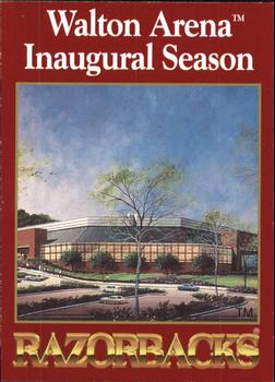 1993-94 Arkansas Razorbacks #17 Walton Arena Front