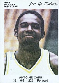 1980-81 Wichita State Shockers Police #NNO Antoine Carr Front